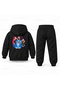 Kpop Demon Hunters Derpy Sapka Printed Children's Hooded Tracksuit Set