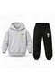 Snoopy Hide and Seek Printed Children's Hooded Tracksuit Set - 2