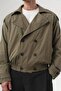 Field Epaulettes Double-Breasted Buttoned Skirt Elasticated Seasonal Men's Coat - 2