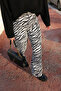 Ecru Zebra Gabardine Trousers - 0090 - 4