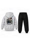 Kpop Demon Hunters Zoey Chibi Printed Kids' Hoodie Set