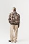 Pastoral Landscape Patterned Velvet Zippered Men's Jacket - 8