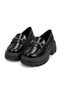 Luna Black Patent Leather Women's Daily Comfortable Stylish Moccasin Loafer Shoes with Almond Toe