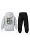 Paw Patrol Rocky Airplane Printed Children's Hooded Tracksuit Set