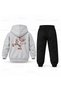 Six Seven 67 Rhino Mini Patent Printed Children's Hooded Tracksuit Set