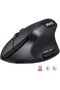Ergonomic Vertical Mouse, Wireless Bluetooth Mouse, Black