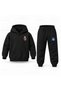 Kpop Demon Hunters Mira Cartoon Motion Printed Children's Hooded Tracksuit Set - 2