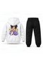 Kpop Demon Hunters Zoey Komik Sasirma Printed Children's Hooded Tracksuit Set