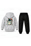 Six Seven 67 Chick Robot Printed Children's Hooded Tracksuit Set