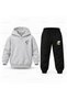 Snoopy Cowboy Printed Children's Hooded Tracksuit Set - 2