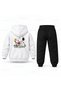 Snoopy Garden Friend Printed Children's Hooded Tracksuit Set