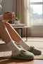 Women's Belted House Slippers. Plush Silent Sole Slippers - 4