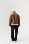 Surface Zippered Collared Nubuck Look Seasonal Men's Coat - 7