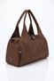 Vx-026 Women's Sports and Travel Bag with Shoe Compartment Shoulder Bag Brown - 2