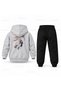 Six Seven 67 Tavsan Smac Printed Children's Hooded Tracksuit Set
