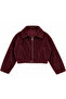 Belted Fox Fabric Bomber Jacket - 3