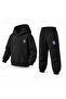 Kpop Demon Hunters Derpy Karton Tup Printed Children's Hooded Tracksuit Set - 3