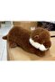 Plush Brown Sleeping Companion Lying Otter Large Size Otter Plush 50 cm Plush - 3