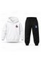 Kpop Demon Hunters Mira Chibi Oturus Printed Children's Hooded Tracksuit Set - 2