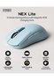 ماوس ألعاب لاسلكي NEX Lite مع شاشات ومنصة شحن RGB - 2