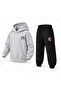 Kpop Demon Hunters Derpy Butterfly Printed Kids Hooded Tracksuit Set - 3