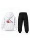 Six Seven 67 Tavsan Basketball Sleep Printed Children's Hooded Tracksuit Set