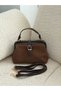 Suede Scholarship Hand and Shoulder Women's Bag - 3