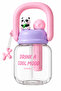 Bernina Bpa-Free Easy-To-Carry Detox Water Bottle with Compartments 800ml Pink - 2