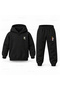 Snoopy Star Printed Children's Hooded Tracksuit Set - 2