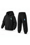 Kpop Demon Hunters Derpy Saksi Printed Children's Hooded Tracksuit Set - 3