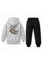 Six Seven 67 Sloth Printed Children's Hooded Tracksuit Set