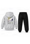 Snoopy Comic Book Printed Children's Hooded Tracksuit Set