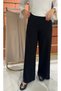 Crepe Trousers Black