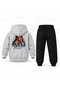 Katseye Lara Yildiz Printed Children's Hooded Tracksuit Set