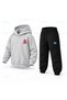Kpop Demon Hunters Mira Ufak Kahkaha Printed Children's Hooded Tracksuit Set - 3