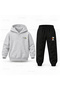 Snoopy Telescope Printed Children's Hooded Tracksuit Set - 2