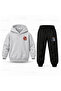 Katseye Megan Collage Side Printed Children's Hooded Tracksuit Set - 2