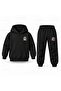 Kpop Demon Hunters Derpy Butterfly Printed Kids Hooded Tracksuit Set - 2