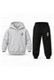 Snoopy Sailing Printed Children's Hooded Tracksuit Set - 2