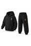 Six Seven 67 Penguin Patent Printed Children's Hooded Tracksuit Set - 3