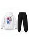Kpop Demon Hunters Rumi Kucuk Stage Printed Children's Hooded Tracksuit Set