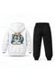 Kpop Demon Hunters Derpy Butterfly Printed Kids Hooded Tracksuit Set