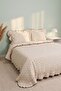 Point Exclusive Natural 100% Cotton Double Duvet Cover Set - 4 Pieces - 4
