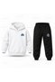 Kpop Demon Hunters Derpy Karton Tup Printed Children's Hooded Tracksuit Set - 2
