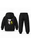Snoopy Dancing Duo Printed Children's Hooded Tracksuit Set