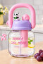 Bernina Bpa-Free Easy-To-Carry Detox Water Bottle with Compartments 800ml Pink - 3