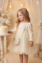 Baby Girl and Child Evening Dress with Bag 3D Floral Tulle Puffy Birthday Wedding Special Occasion Dress - 2