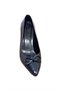 550 Bowknot Shiny Leather Goblet Heeled Shoes'Heel 6.5 cm' - 4