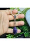 Ametist Natural Stone Keychain - 3 - (Only Hand Made) - 5