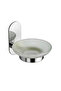 Soap Dispenser with Adhesive Glass Plate Ss201 Stainless Steel Color Chrome